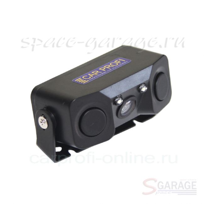 Парковочный радар CarProfi CP-RV01 + камера заднего вида (LED подсветка)