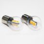 Светодиодная лампа CarProfi CP P21W 18W Yellow (BA15S,S25) 6 SMD 3030, 1156 - 1 контакт (2800K) 1 шт.