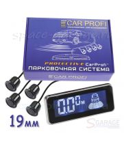 Парковочная система CarProfi CP-LCD 02-4S Protective, D-19 мм. (на 4 датчика)