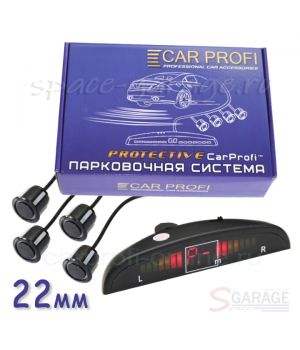 Парковочная система CarProfi CP-LED001-4S Protective D-19/22 мм (на 4 датчика)