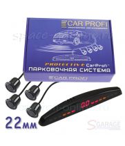 Парковочная система CarProfi CP-LED118 Protective D-19/22 мм (на 4 датчика)