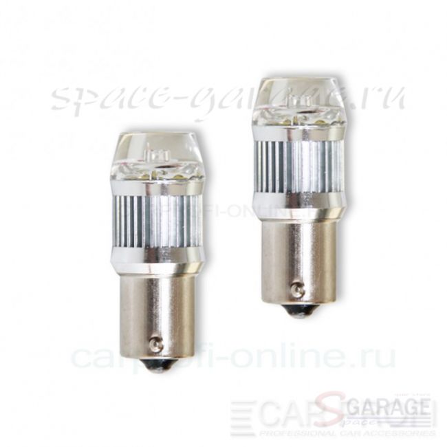 Светодиодная лампа CarProfi CP P21W-PRL 30W (BA15S,S25) CREE, 1156 - 1 контакт (5100K) 1 шт.