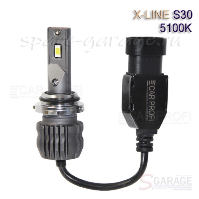 Светодиодные лампы CarProfi S30 HB4 5100K X-line series, 30W, 4000Lm (к-т, 2 шт)