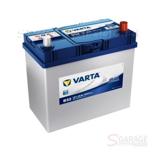 Аккумулятор VARTA Blue Dynamic 45А/ч 330 А 12V обратная полярность, стандартные клеммы (5451560333132)