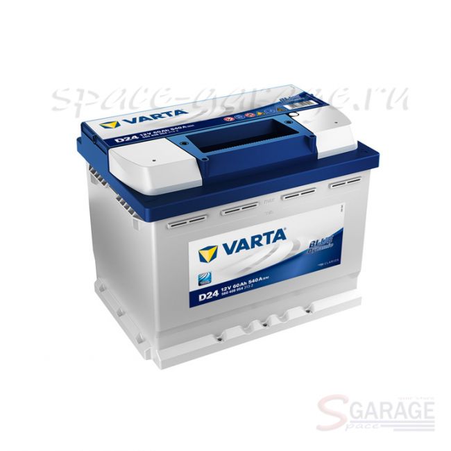Аккумулятор VARTA Blue Dynamic 60 А/ч 540 А 12V обратная полярность, стандартные клеммы (560408054)