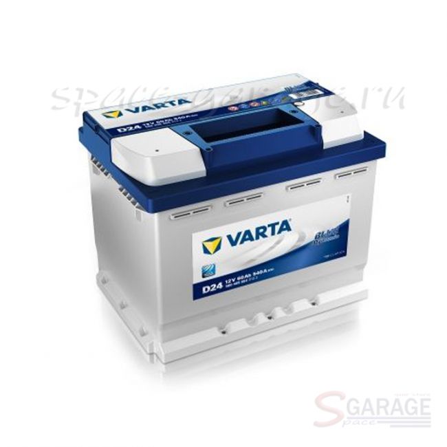 Аккумулятор VARTA Blue Dynamic 60 А/ч 540 А 12V обратная полярность, стандартные клеммы (5604080543132)