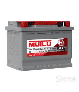 Аккумулятор Mutlu SFB 60 А/ч 540 А 12V прямая полярность, стандартные клеммы (L260054B)