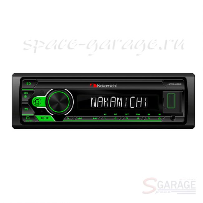Автомагнитола Nakamichi NQ511BG 1 din, USB, AUX, Bluetooth (NAKNQ511BG)