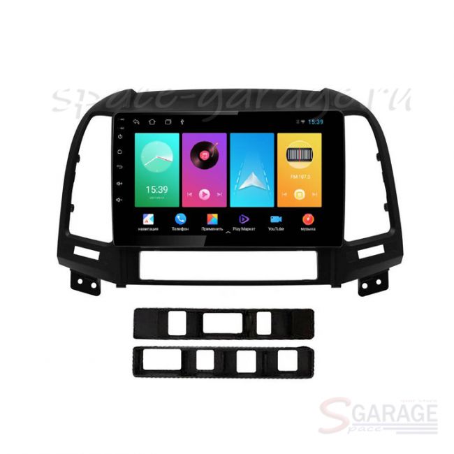 Штатная магнитола FarCar для Hyundai Santa Fe на Android (D008M)