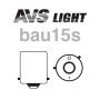 Лампы AVS Vegas PY21W (BAU15s) Chrome "orange" 12V, смещ. цоколь, блистер 2 шт. (A07112S)