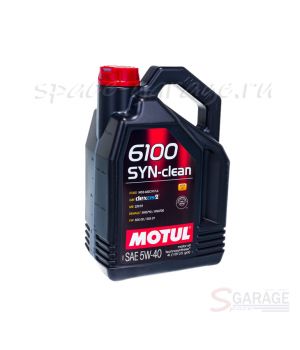 Масло моторное MOTUL 6100 SYN-CLEAN 5W-40 синтетическое 4 л (107942)