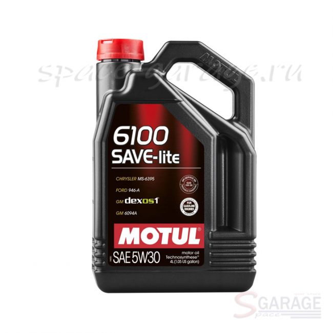 Масло моторное MOTUL 6100 Save-Lite 5W-30 синтетическое 4 л (107957)