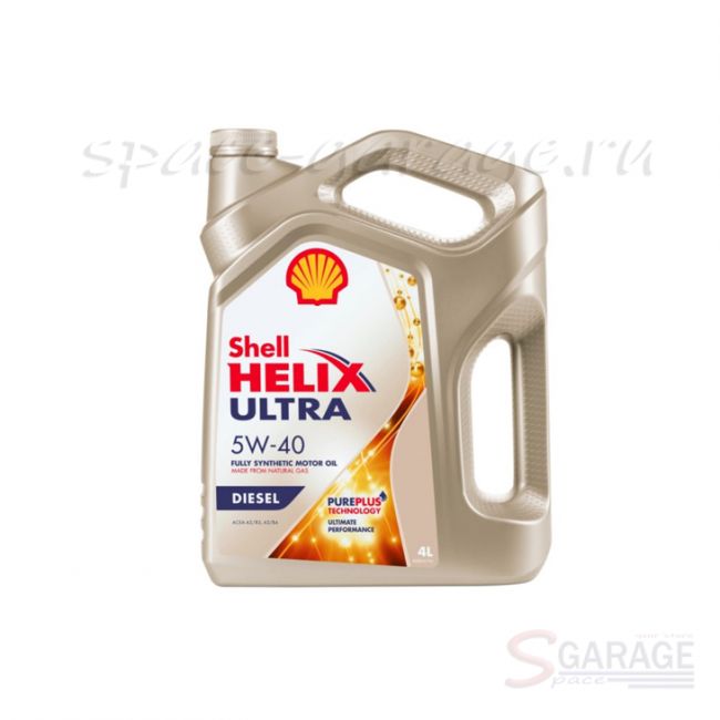 Масло моторное Shell Helix Diesel Ultra 5W-40 синтетическое 4 л. (550046371)