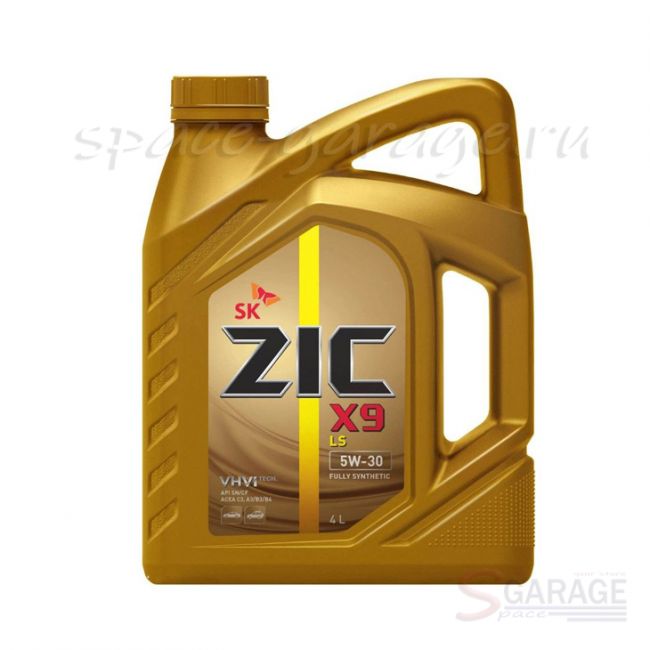 Масло моторное Zic X9 LS 5W-30 синтетика 4 л. (162200)