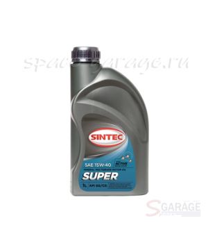 Масло моторное Sintec SUPER 15W-40  API CD, SG минеральное 1 л (900312)
