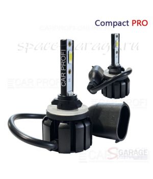 Светодиодные лампы CarProfi Compact PRO H27 (880/881) CSP HP, 18W, 5100K, 9-16V, 6000Lm (к-т, 2 шт)