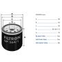 Масляный фильтр Filtron ОP-564/1, CHEVROLET, DAEWOO, RAVON, UZ DAEWOO