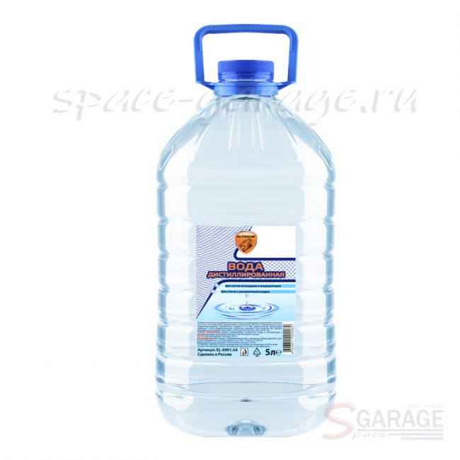Вода дистиллированная ELTRANS, 5л ПЭТ бутылка (EL090104)