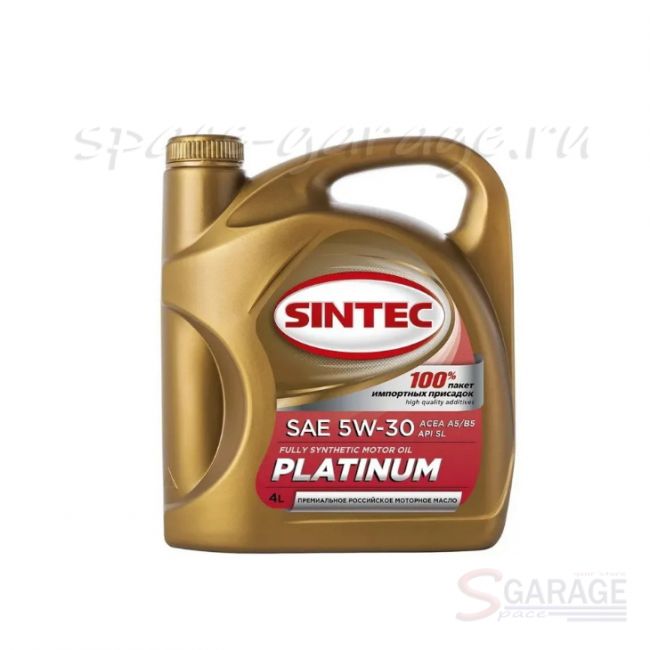 Масло моторное Sintec PLATINUM 5W-30 синтетика 4 л (801989)