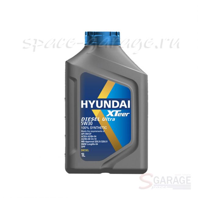 Масло моторное HYUNDAI Diesel Ultra 5W-30 синтетика 1 л (1011003)
