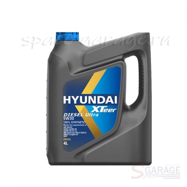 Масло моторное HYUNDAI Diesel Ultra 5W-30 синтетика 5 л (1051222)
