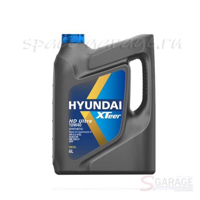 Масло моторное HYUNDAI HD Ultra 10W-40 синтетика 6 л (1061004)