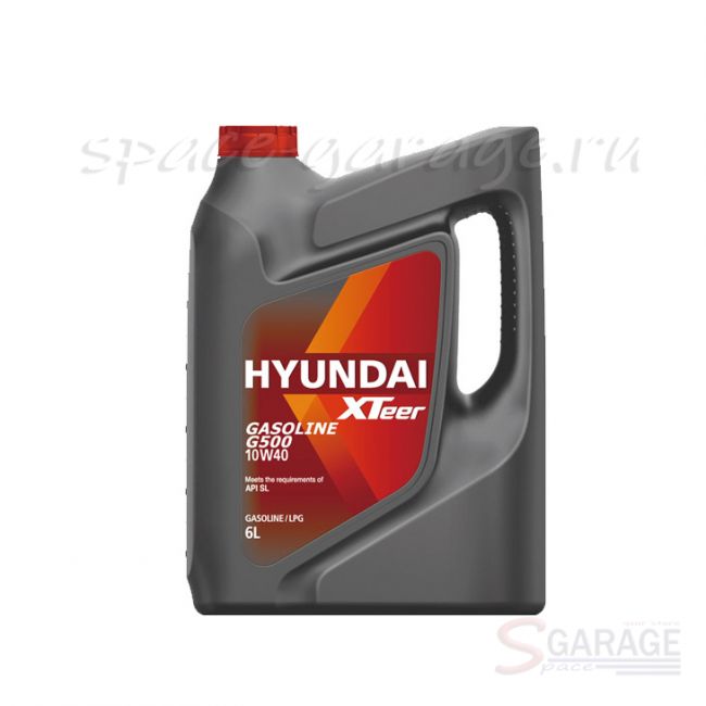 Масло моторное HYUNDAI Gasoline G500 10W-40 полусинтетика 6 л (1061044) | параметры