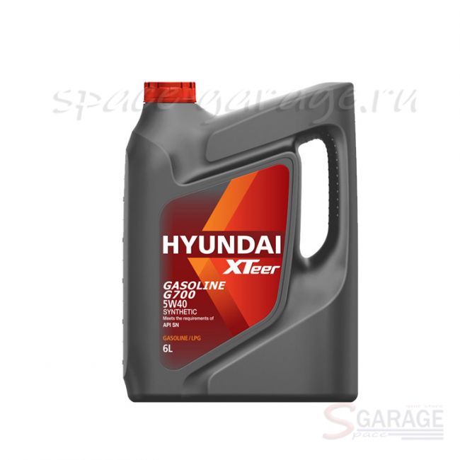 Масло моторное HYUNDAI Gasoline G700 5W-40 синтетика 6 л (1061136)