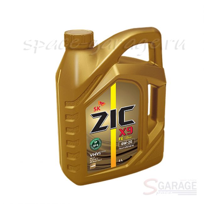 Масло моторное Zic X9 FE 0W-20 синтетика 4 л. (162684)