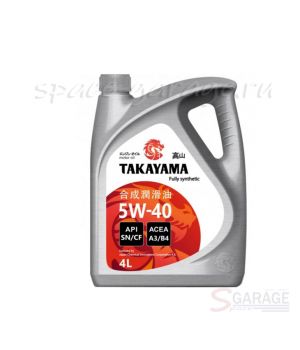 Масло моторное Takayama 5W-40 синтетика 4 л (605521)