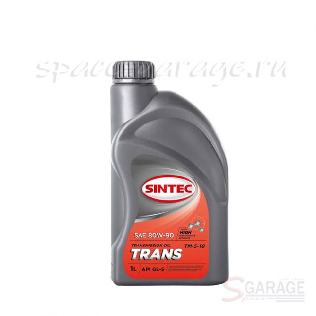 Масло трансмиссионное Sintec TRANS TM5 80W-90 минеральное 1 л (900273)