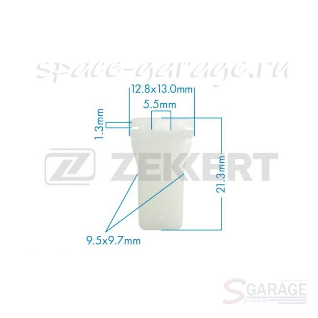 Клипса крепёжная Zekkert для Ford (XZK-BE-2558)
