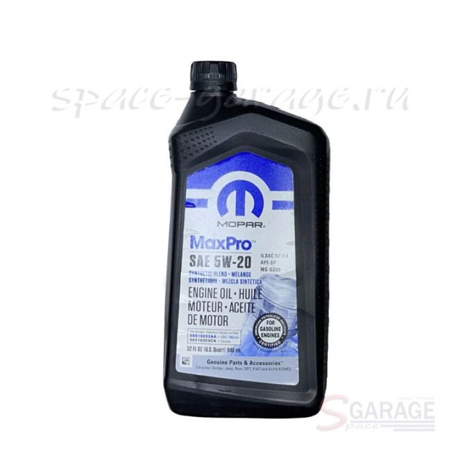 Масло моторное MOPAR MAXPRO 5W-20 полусинтетическое 1 л. (68518202AA)