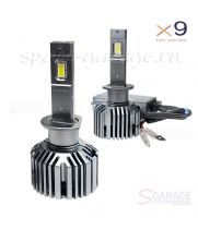 Светодиодные лампы CarProfi CP-X9 H1 Fan Series, CanBus, 40W, 10000Lm (к-кт 2шт)