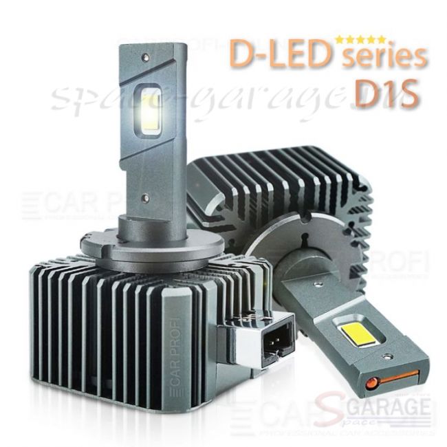 Светодиодный головной свет CarProfi D-LED Series D1S, +100% HIGH POWER 7040 CSP, 50W, 5500K, 12000Lm (к-т 2 шт.) | параметры
