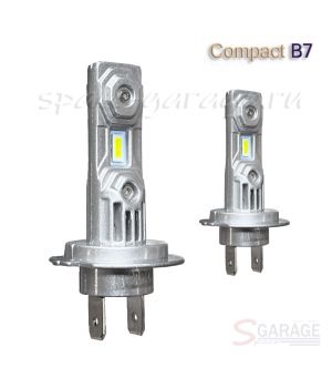 Светодиодные лампы CarProfi CP-B7 H7 (H18) Compact Series 5100K CSP, 13W, 3000Lm (к-т, 2 шт)