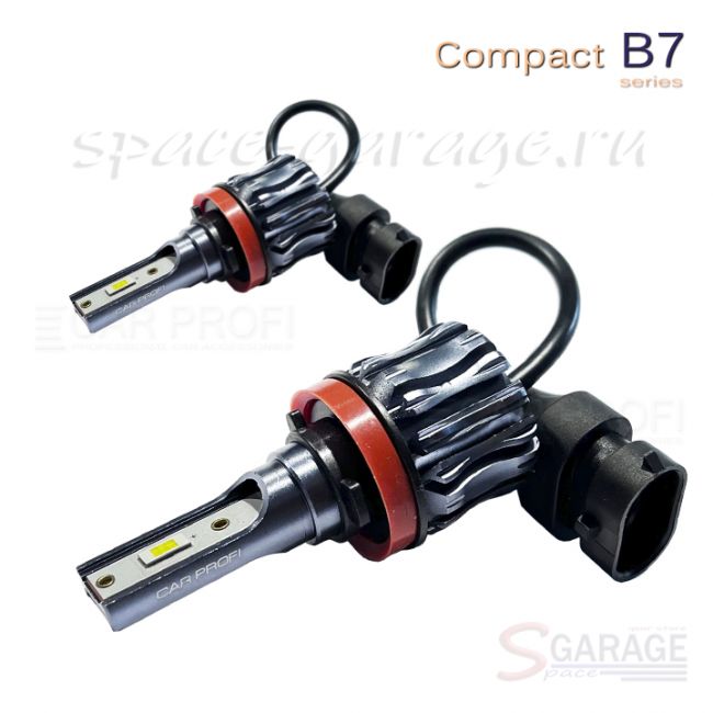 Светодиодные лампы CarProfi CP-B7 H11 Compact Series 5100K CSP, 13W, 3000Lm (к-т, 2 шт) | параметры